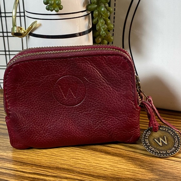 Wanderers Travel Co Handbags - W Red Leather Women's Wallet